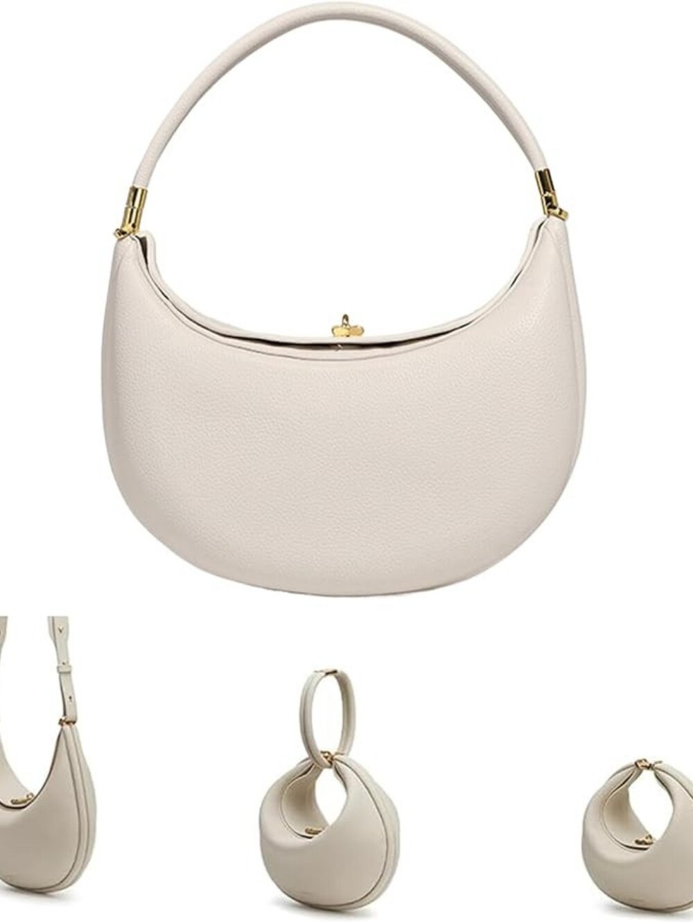 Cream 3-Way Bag